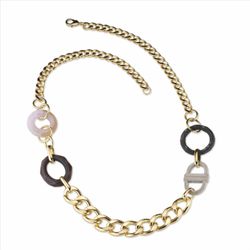 Collar Sovrani Bronce 86cm J11350 Chapado Cadena