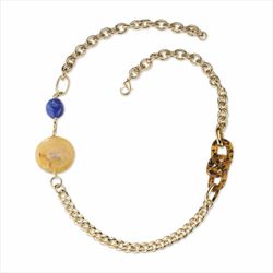 Collar Sovrani Bronce 86cm J11354 Chapado Cadena