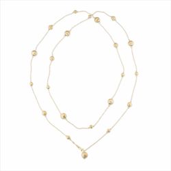 Collar Sovrani Plata Dorada 130cm J11311 Eslabones