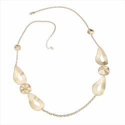 Collar Sovrani Plata Dorada 90+5cm J11329 Eslabones