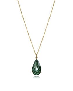 Collier Femme Viceroy Argent Or Pierre Verte 15111C100-42
