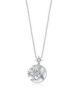 Collar Viceroy Mujer Plata Luna Árbol de la Vida 13002C000-90