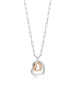 Collar Viceroy Mujer Rosado Dos Corazones 75291C09019