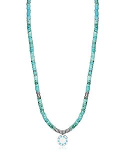 Collar Viceroy Mujer Turquesas Disco Esmalte Azul 1396C01013