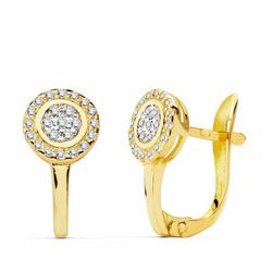 Kommunionssæt 18kts Guld Bicolor Øreringe og 18kts Guld Bicolor Ring 20737