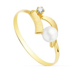 Conjunto Comunhão Brincos de Ouro 18k Zircônia e Anel de Ouro 18k Zircônia 20750