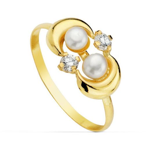 Communion Set 18kts Guldörhängen Communion och 18kts Gold Ring Communion 20710