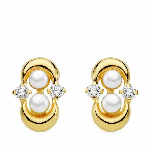 Communion Set 18kts Guldörhängen Communion och 18kts Gold Ring Communion 20710