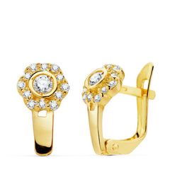 Communion Set 18kts Gold Earrings Rennet and 18kts Gold Ring Rennet 20747