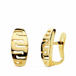 Communion Set 18kts Guld Greca Örhängen och 18kts Guld Greca Ring 20305