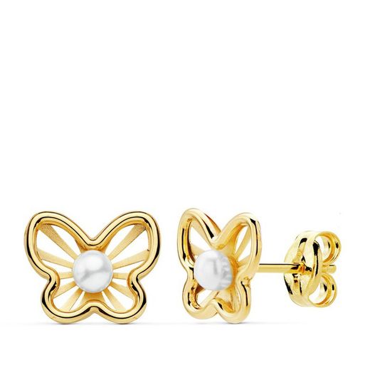 Ensemble de communion en or 18 carats et bague papillon en or 18 carats 20757