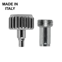 Corona Reloj Acero 245202 Roscada C. Tubo RX R90 Diámetro 5,50mm x (T Diámetro 4,00mmx 2,70mm)