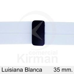 Correa Reloj Silicona 35mm 135171/35B Smart Luisiana Blanca Cierre Hebilla