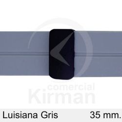 Correa Reloj Silicona 35mm 135171/35GR Smart Luisiana Gris Cierre Hebilla