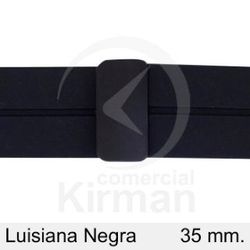 Correa Reloj Silicona 35mm 135171/35N Smart Luisiana Negra Cierre Hebilla