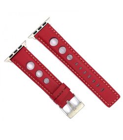 Correa Reloj Apple Watch Diloy Piel Burdeos 44mm C. Adaptador Acero Plateado AWP355.04CC.44