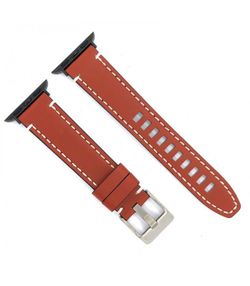 Correa Reloj Apple Watch Diloy Piel Marrón 38mm C. Adaptador Acero Negro AW414.08FN.38