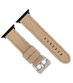 Correa Reloj Apple Watch Diloy Tela Vaquera Crema 38mm C. Adaptador Acero Negro AW390.23FN.38