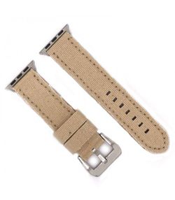 Correa Reloj Apple Watch Diloy Tela Vaquera Crema 45mm C. Adaptador Acero Plateado AW390.23CC.45