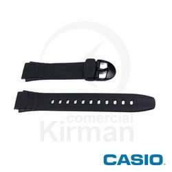 Correa Reloj Casio Goma 10075278 Casio Negra Cierre Hebilla