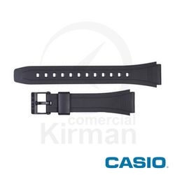 Correa Reloj Casio Goma 10079756 Casio Negra Cierre Hebilla