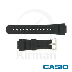 Correa Reloj Casio Goma 10093414 Casio Negra Cierre Hebilla
