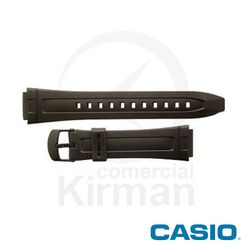 Correa Reloj Casio Goma 10117230 Casio Negra Cierre Hebilla