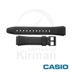 Correa Reloj Casio Goma 10160334 Casio Negra Cierre Hebilla