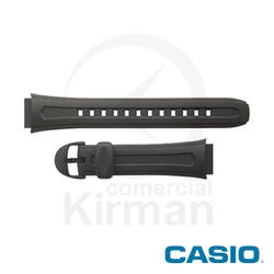 Correa Reloj Casio Goma 10202335 Casio Negra Cierre Hebilla