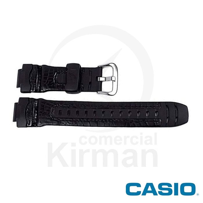 Correa Reloj Casio Goma 10216854 Casio Negra Cierre Hebilla