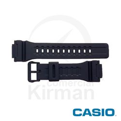 Correa Reloj Casio Goma 10410723 Casio Negra Cierre Hebilla