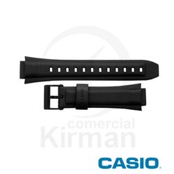 Correa Reloj Casio Goma 10572288 Casio Negra Cierre Hebilla