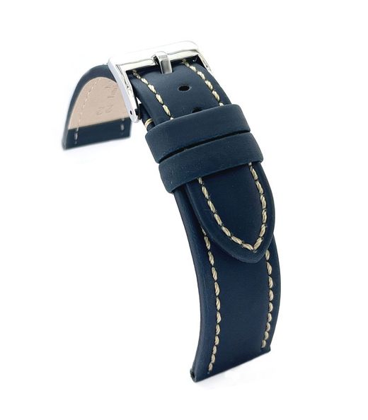 Correa Reloj Diloy Piel Azul Marino 20mm CP000377.05.20