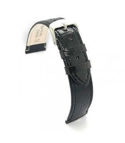 Correa Reloj Diloy Piel Cocodrilo Negra 20mm CP000430.01.20