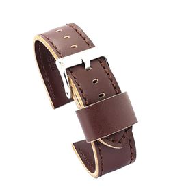 Correa Reloj Diloy Piel Marrón Oscuro 22mm CP000415.02.22