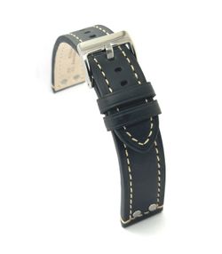 Correa Reloj Diloy Piel Negra 22mm CP000381.01.22