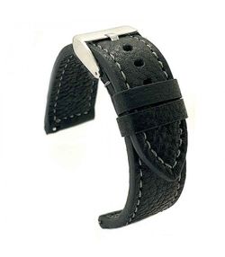 Correa Reloj Diloy Piel Negra 24mm CP000404.01.24