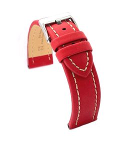 Correa Reloj Diloy Piel Roja 22mm CP000377.06.22
