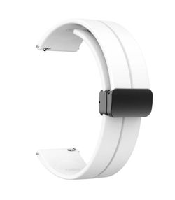 Correa Reloj Diloy Silicón Blanco 22mm CS0SBR45.22.22