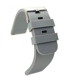 Correa Reloj Diloy Silicón Gris 20mm CS0SBR40.07.20