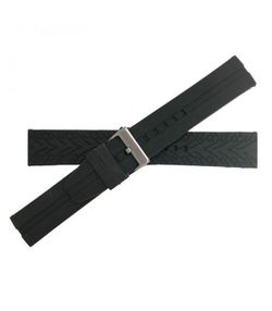 Correa Reloj Diloy Silicón Negro 20mm CSSBR03L.01.20