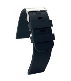 Correa Reloj Diloy Silicón Negro 24mm CS0SBR40.01.24
