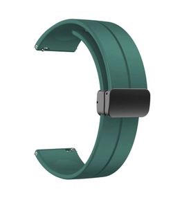 Correa Reloj Diloy Silicón Verde Militar 20mm CS0SBR45.27.20