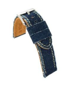 Correa Reloj Diloy Tela Denim-Piel Azul Marino 18mm CP000390.05.18