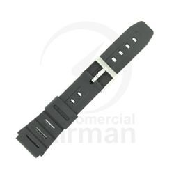 Correa Reloj Goma 20mm 135003 Negra PU Cierre Hebilla