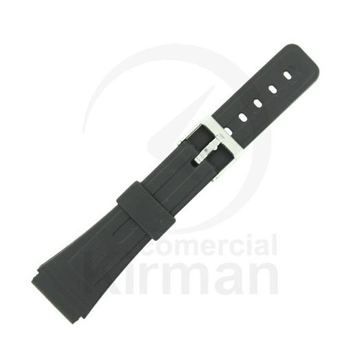 Correa Reloj Goma 20mm 135140 Negra Cierre Hebilla