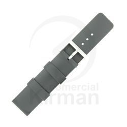 Correa Reloj Goma 22mm 135030 Negra Cierre Hebilla