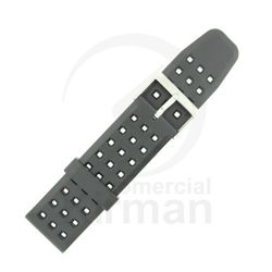 Correa Reloj Goma 24mm 135101 Negra Cierre Hebilla