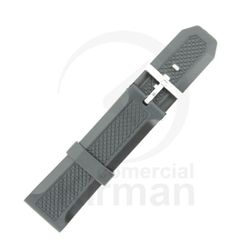 Correa Reloj Goma 24mm 135109 Negra Cierre Hebilla