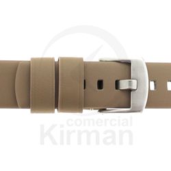 Correa Reloj Piel 22x75/115mm139137BE Gerona Beige Cierre Hebilla